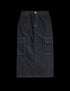 Marks & Spencer "Denim Midi Cargo Skirt"
